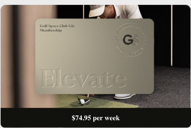Elevate membership card